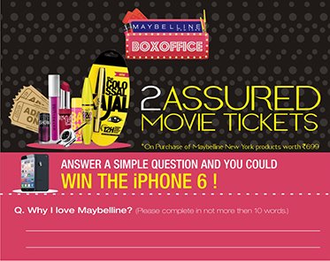 Maybelline - Movie Voucher