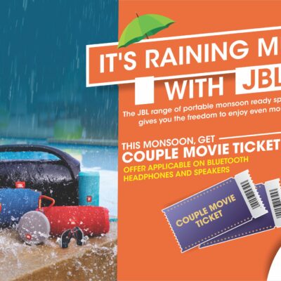 JBL with movie voucher