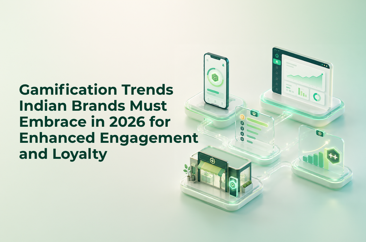 Gamification trends for Indian brands in 2026 showcasing loyalty programs, cashback rewards, customer engagement, and channel partner incentives powered by RewardPort.