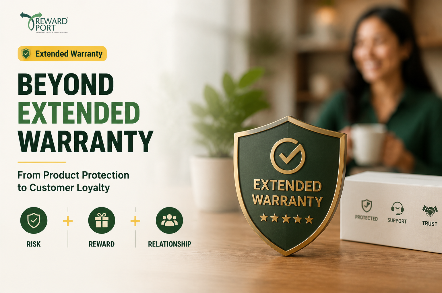 Extended warranty evolving into a retail loyalty program through protection, assistance, rewards and ongoing customer engagement