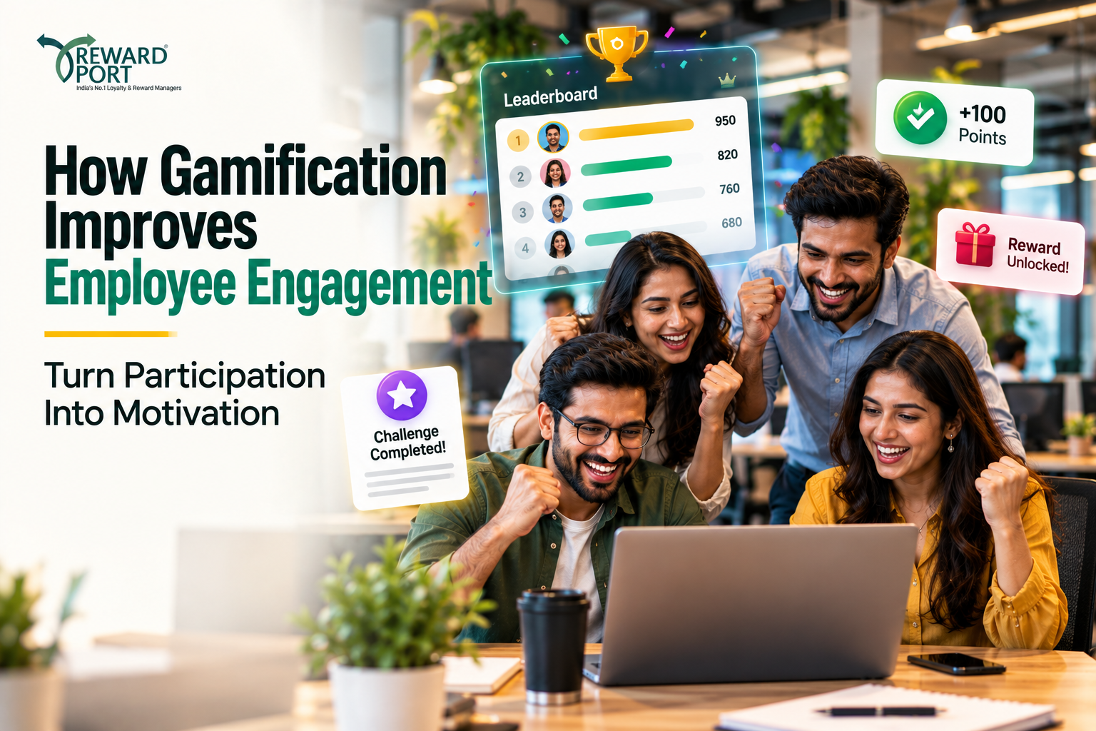Gamification Improves Employee Engagement in India
